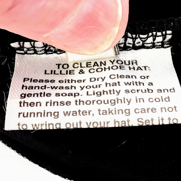 Lillie and Cohoe "Cloudburst Stormy" Classic Topper Hat – Water-Resistant – Size - Picture 3 of 5